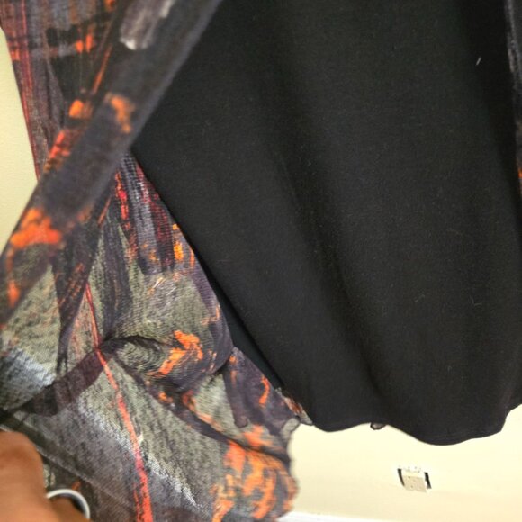 C Fait Pour Vous Unique Witchy Goth Sheer Overlay Dress Size XL - Picture 5 of 10